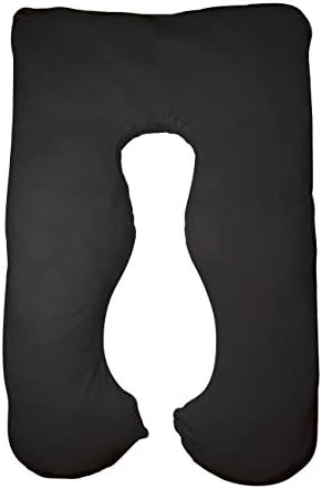 Betty Dain U-Shaped Pregnancy Pillowcase Replacement Black