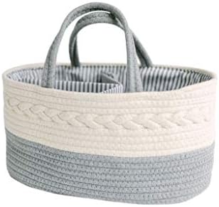 Diaper Caddy Organizer for Baby Gray