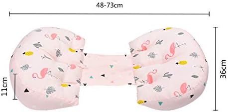 AIFUSI Pregnancy Pillow Double Wedge Support for Bump and Back
