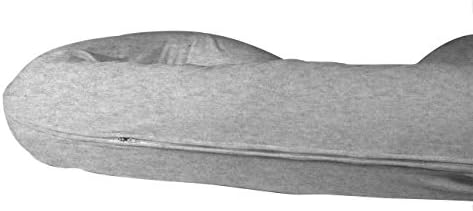 Betty Dain Stretch Jersey Maternity Pillowcase 60x25 Inches Gray