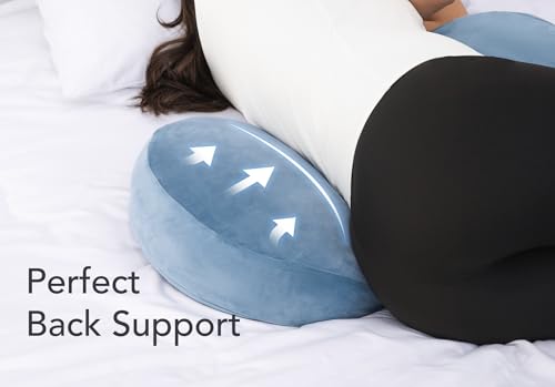 Yunari Pregnancy Pillow with Adjustable Width and W-Shaped Design