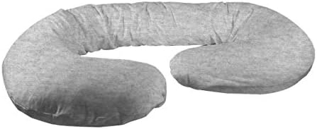 Betty Dain Stretch Jersey Maternity Pillowcase 60x25 Inches Gray