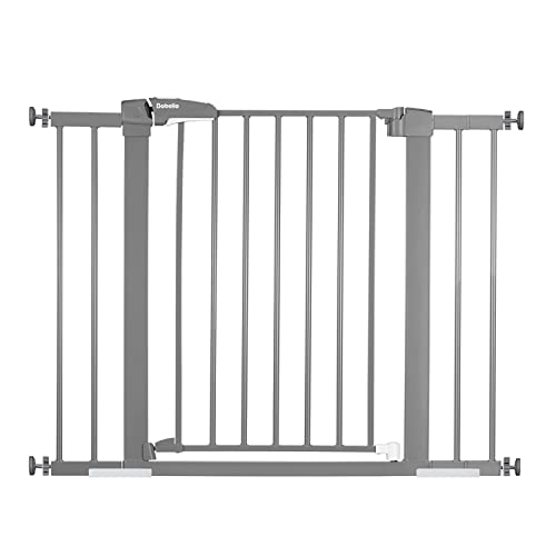 BABELIO 26-40 Inch Pressure Mount Baby Gate with Wall Protectors