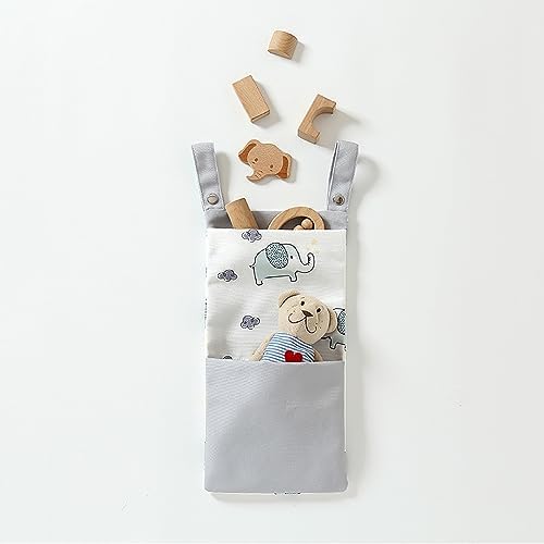 MOMIGO Baby Diaper Caddy Bag Stacker Organizer - 2pcs Rainbow