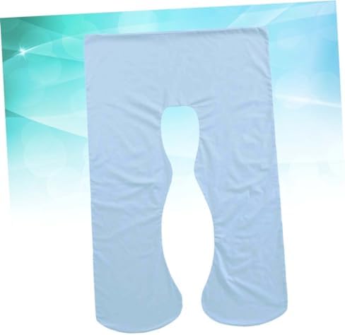 U-Shape Pregnancy Pillow Case - Sky Blue 4842 X 2559 Inches Zipper Design
