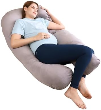 RELY Detachable U-Shaped Maternity Pillow - Full Body Support