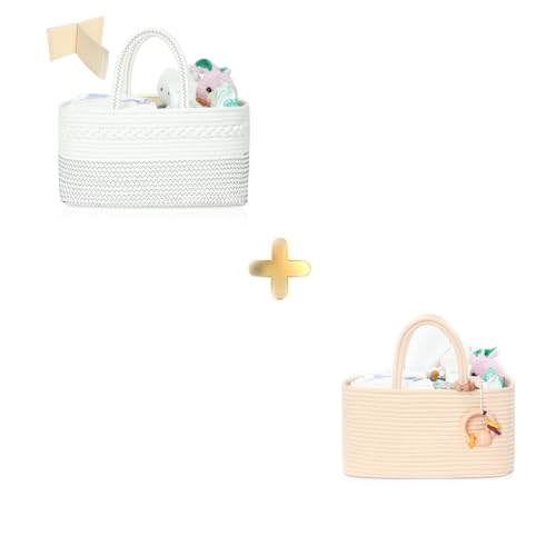 Miss Fong Diaper Caddy Organizer Portable Baby Basket