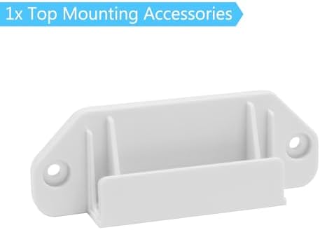 KISKIZ Retractable Baby Gate Parts Kit White
