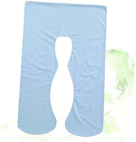 U-Shape Pregnancy Pillow Case - Sky Blue 4842 X 2559 Inches Zipper Design