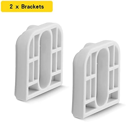 Dearlomum Retractable Baby Gate Hardware Set White