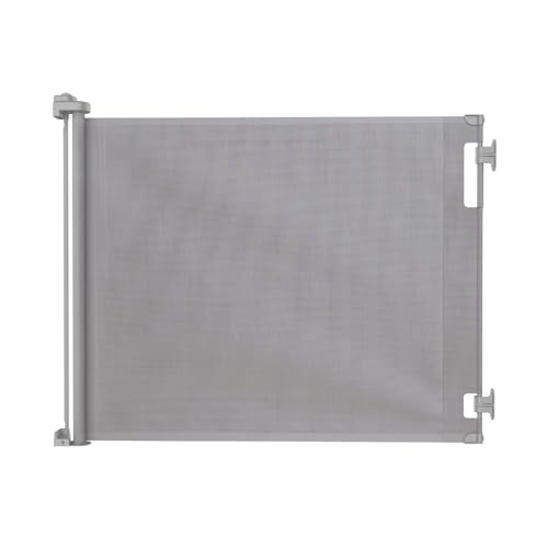 Perma Child Safety Retractable Baby Gate - 33 x 71 Gray