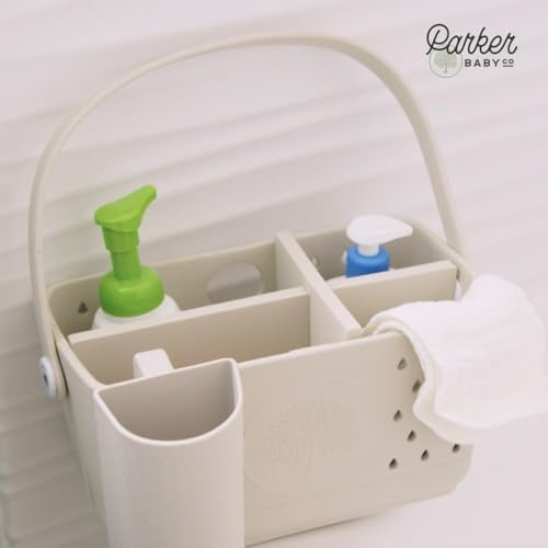 Parker Baby Bath Caddy Inserts - 4 Adjustable Compartments