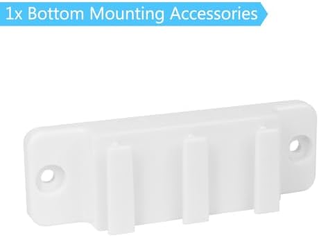 KISKIZ Retractable Baby Gate Parts Kit White