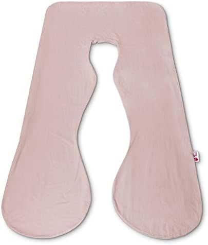 Meiz Cooling U Shaped Pregnancy Pillow Cover - Apricot