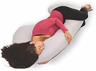 New Microfiber Zippered Maternity Pillow Cover White