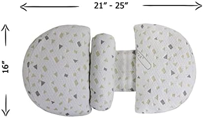 Lacomfy Pregnancy Pillow with Belly Support and Detachable Cover