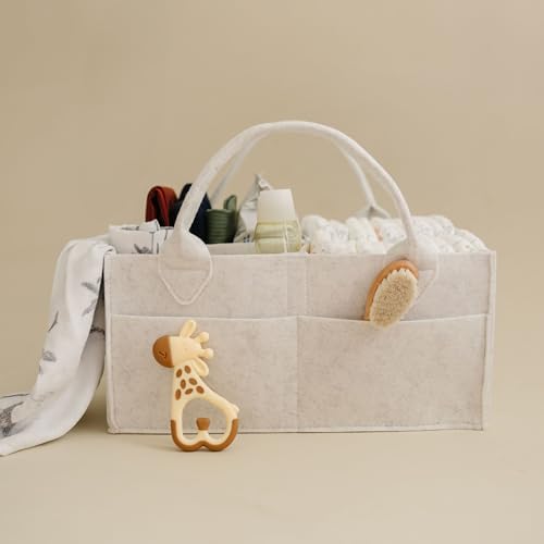 Putska Baby Diaper Caddy - Nursery Storage Basket