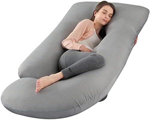 BATTOP Pregnancy Pillow with Cooling Cover 1