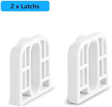 GIPIFUE Retractable Baby Gate Extensions White