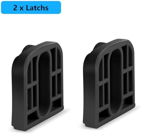 GIPIFUE Retractable Baby Gate Extension Kit - 55 x 33 Black