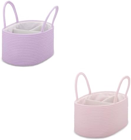 COMSE 2 Pack Large Baby Diaper Caddy Organizer
