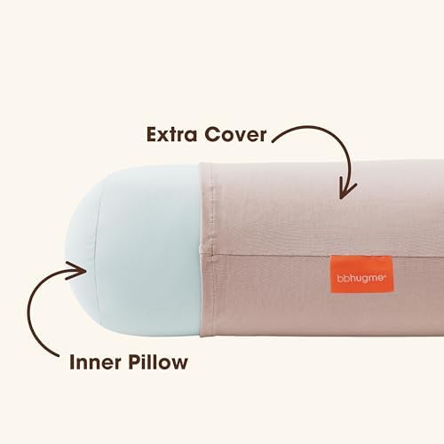 bbhugme Pregnancy Pillow Cover - Dusty Pink