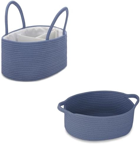 COMSE Large Diaper Caddy Organizer for Baby Essentials