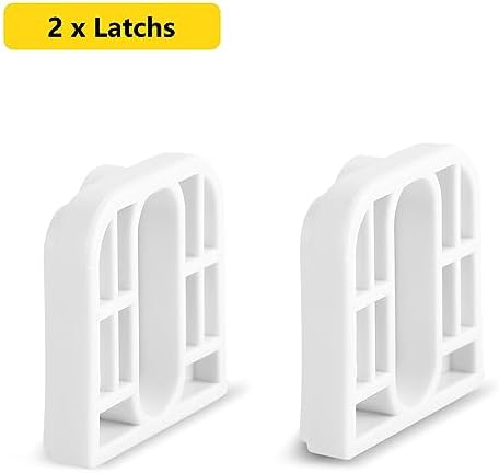 Likzest Retractable Baby Gate Replacement Parts Kit White