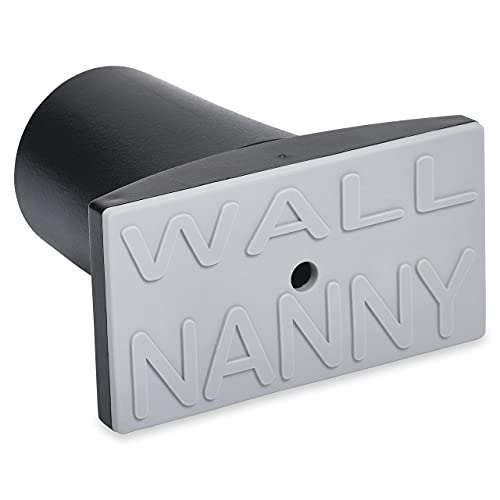 Wall Nanny Extender - 6 Inch Extension for Baby Gates 4 Pack Black