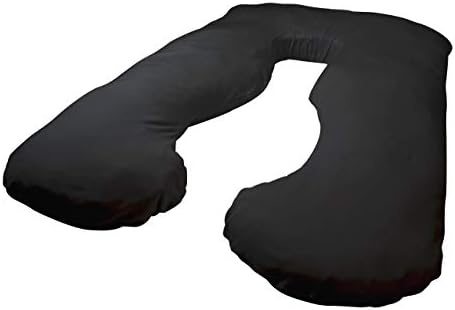 Betty Dain U-Shaped Pregnancy Pillowcase Replacement Black