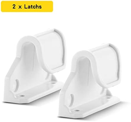 Dearlomum Retractable Baby Gate Hardware Set White