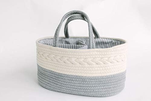 Diaper Caddy Organizer for Baby Gray