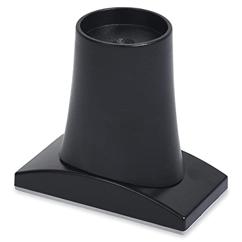 Wall Nanny Extender - 6 Inch Extension for Baby Gates 4 Pack Black