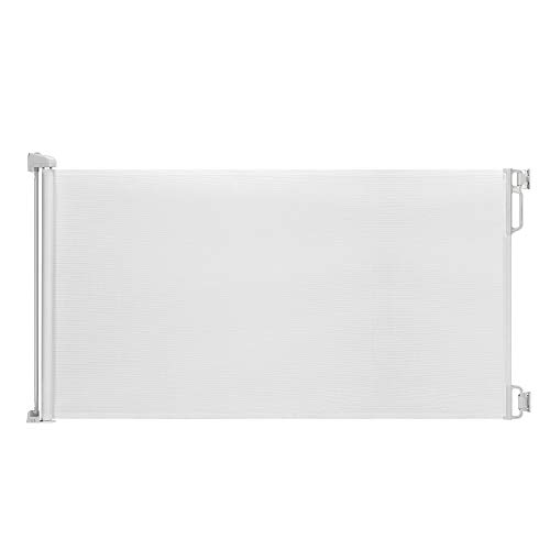 EasyBaby Extra Wide Retractable Baby Gate 33 Tall 71 Wide