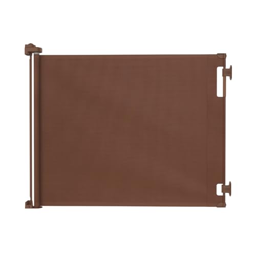 Perma Child Safety Retractable Baby Gate 33 x 71 Brown 1
