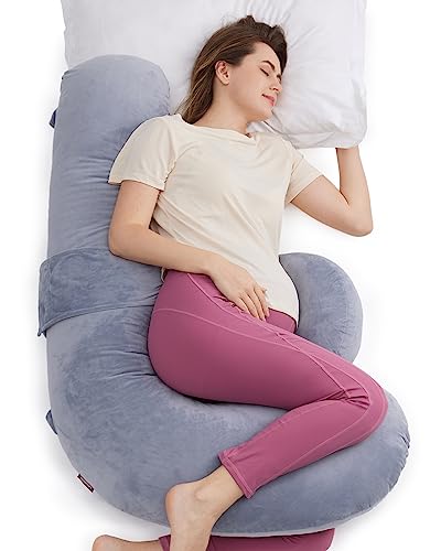 Momcozy Pregnancy Pillow with Adjustable Wedge