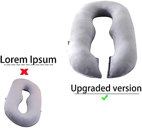 Bllgrass O-Shape Pregnancy Pillow 57 Inch Maternity Support