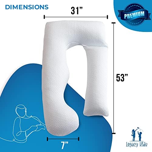 Legacy Kids Cooling Gel Memory Foam Pregnancy Pillow