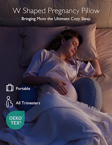 Momcozy Portable Pregnancy Pillow for Side Sleepers