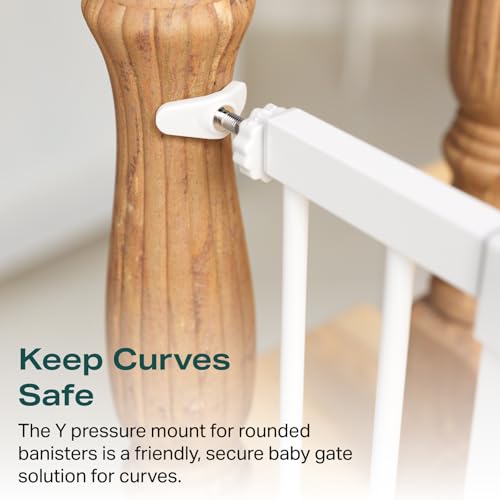 Cumbor Extra Tall 36 Baby Gate for Stairs and Entryways