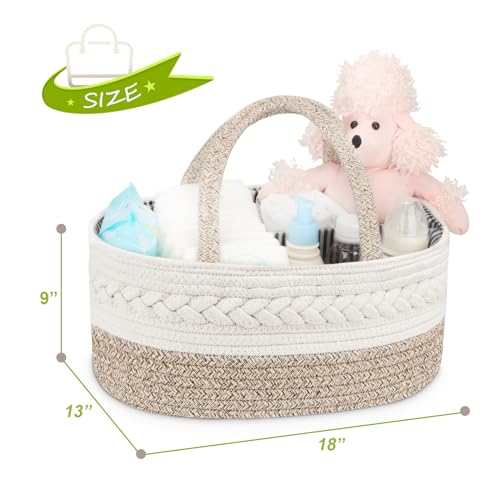 Maliton XXLarge Diaper Caddy Organizer Basket