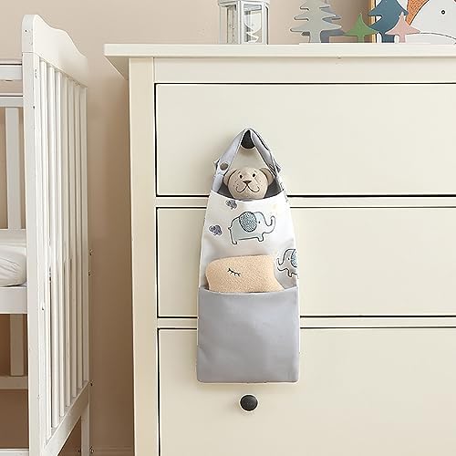 MOMIGO Baby Diaper Caddy Bag Stacker Organizer - 2pcs Rainbow