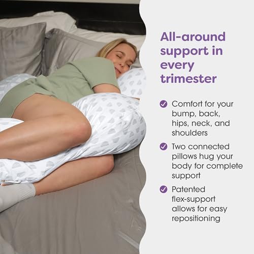 Boppy Full Body Side Sleeper Pregnancy Pillow Combo