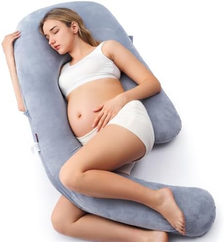 Momcozy U Pro Maternity Pillow with Slide Leg Support