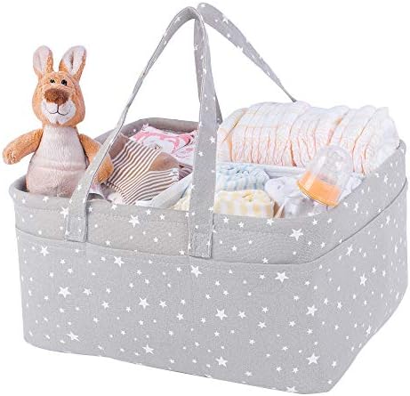 QiANBiRD Large Foldable Diaper Caddy Organizer 1