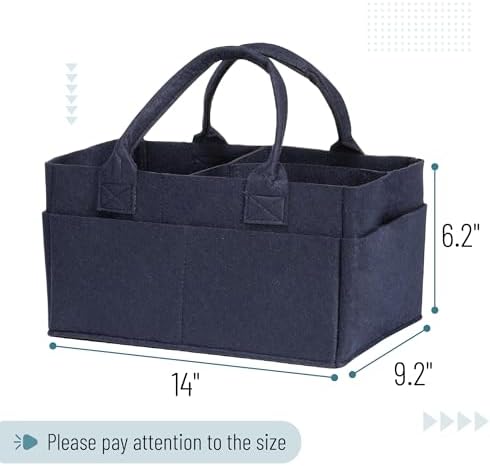 Mr Pen Baby Diaper Caddy Organizer Navy Blue