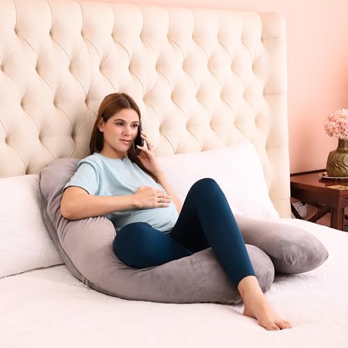 RELY Detachable U-Shaped Maternity Pillow - Full Body Support