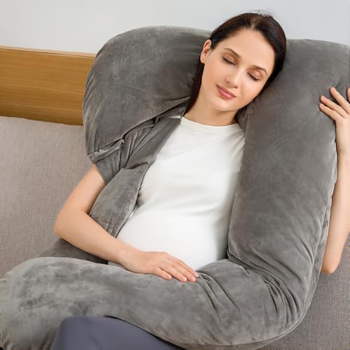 Premium Pregnancy Pillow with Washable Case