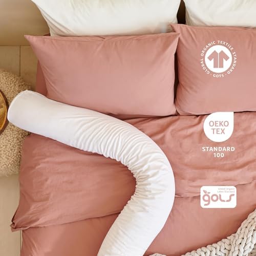 Bearaby Body Pillow - Organic Cotton Natural Latex Maternity Pillow