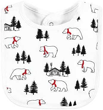 Hudson Baby Unisex Cotton Bib Set